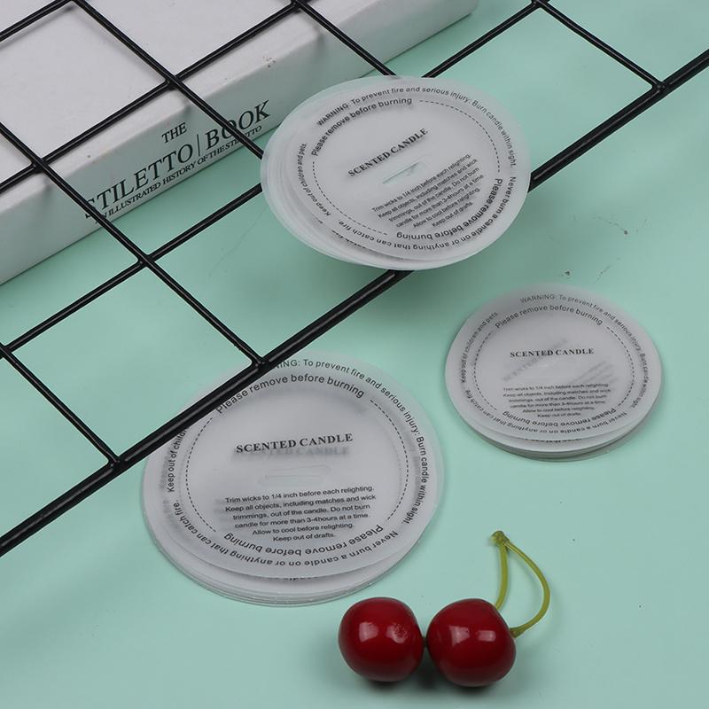 10Pcs Diy Handmade Candle Sticker Cup Labels Dustproof Paper For Scented Candles
