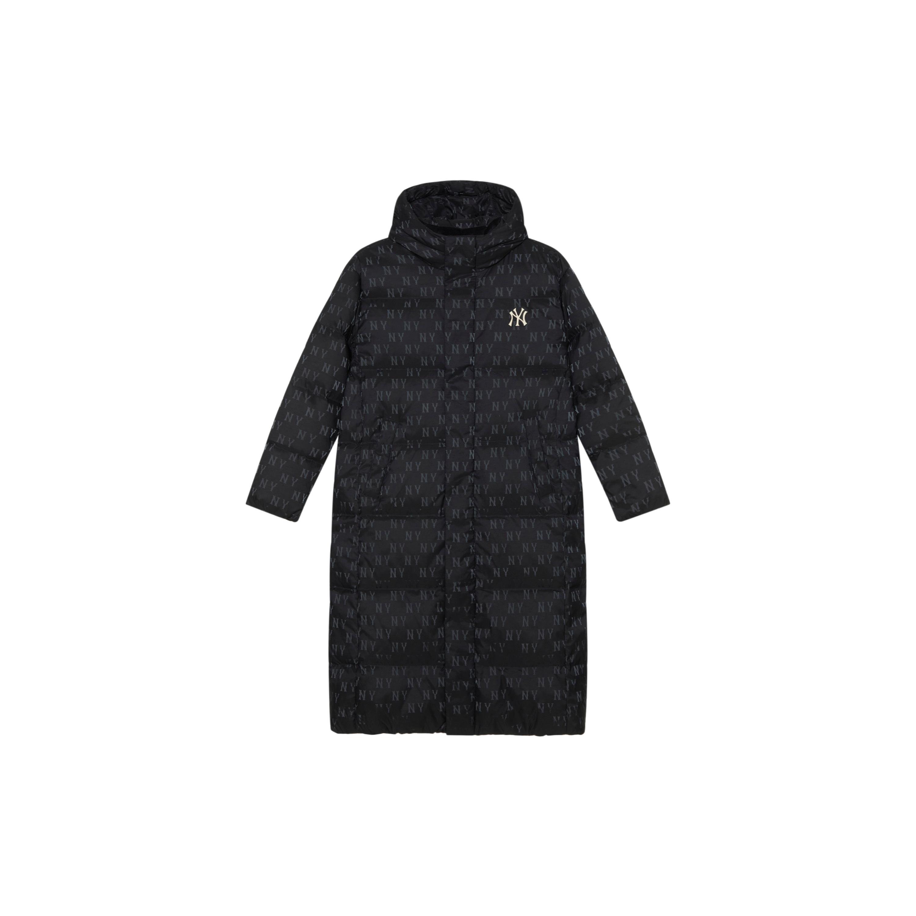 

New MLB MONOGRAM Collection New York Yankees 24FW Down Jacket Unisex Black 3ADJM2146-50BKS L