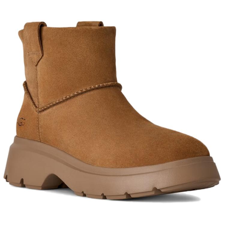 UGG Calimuze Mini Pull On Comfortable Simple Snow Boots Women Boots Brown 1174516-CHE