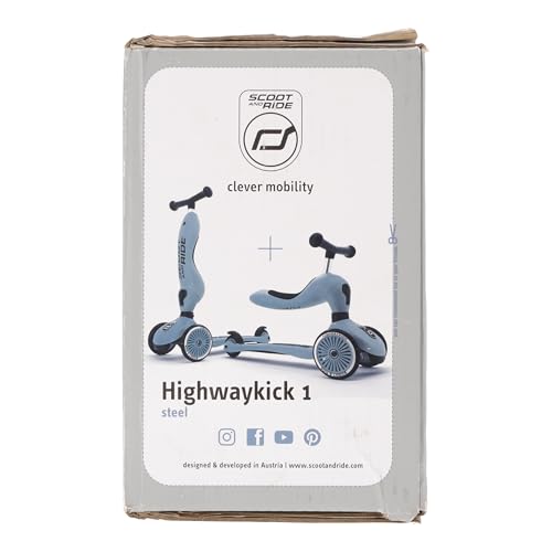 Scoot & Ride Highway Kick 1 Steel Kids' Scooter, Kickboard, Tricycle [Authentic Japanese Product with Warranty]