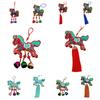 with Tassel Spring Festival Bell Pendant Embroidered Horse Wind Chimes Decoration  Zodiac Year Gift