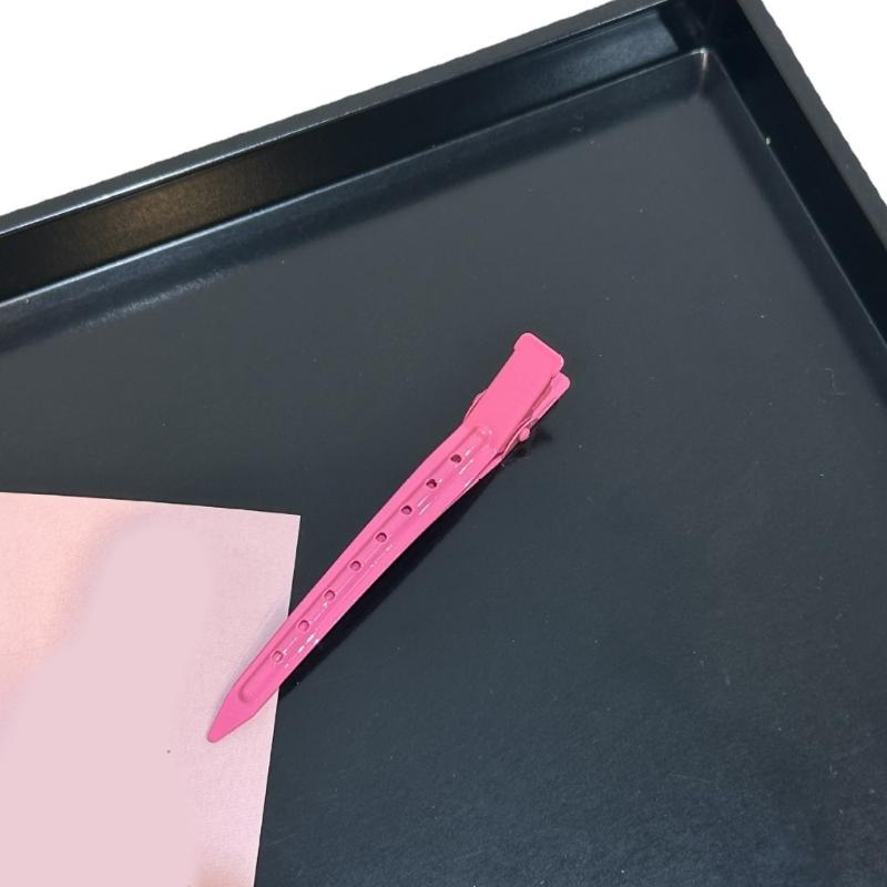 Pack Of 8 No Trace Hair Clip For Women Hair Styling Professional Salon Use Bright Color