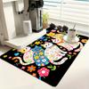 1Pcs Rubber Drying Mat With Cute Cat For Coffee Shop Restaurant Kitchen Carpet Tableware Durable Diatom Mud Table Mat Pet Mat