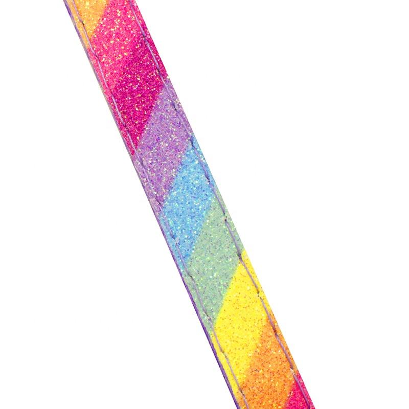 Rainbow Cat Collar Breakaway Buckle Cute Cartoon Pet Necklace Cats Soft Polyester Cloud Charm Anti-Suffocation Safety Design