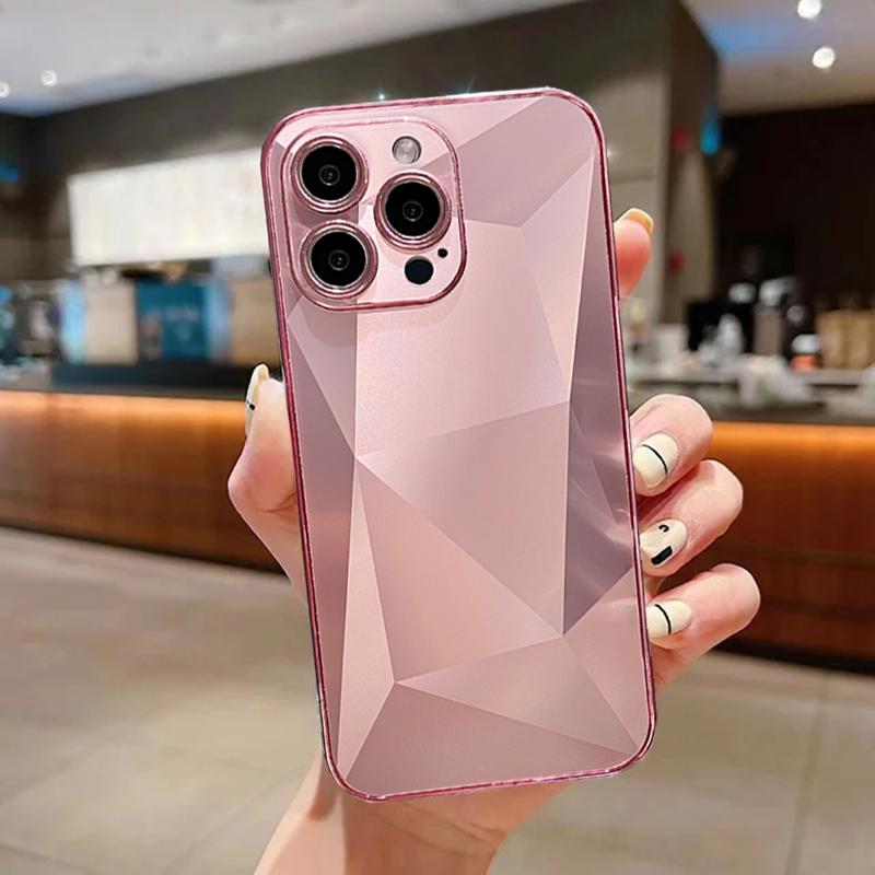 

Зеркальный чехол с блестящими кристаллами и бриллиантами для Samsung Galaxy A54 A34 A24 A14 A23 A53 A73 S22 S23 S24 Ultra Plus iPhone 15 14 13 12 11 Pro Max Жесткий чехол для ПК For Samsung Galaxy A34 5G розовый