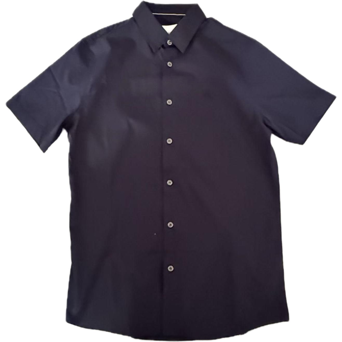 

Calvin Klein Minimalist Comfortable Solid Color Embroidered Logo Short Sleeve Shirt Men shirts J324459-CHW S