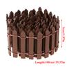 New 100*5Cm Diy Mini Small Fence Barrier Wooden Craft Miniature Fairy Garden For