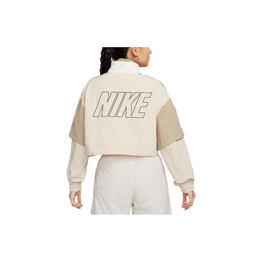 New Nike Jacket Women's Sand Pile White FB8373-126