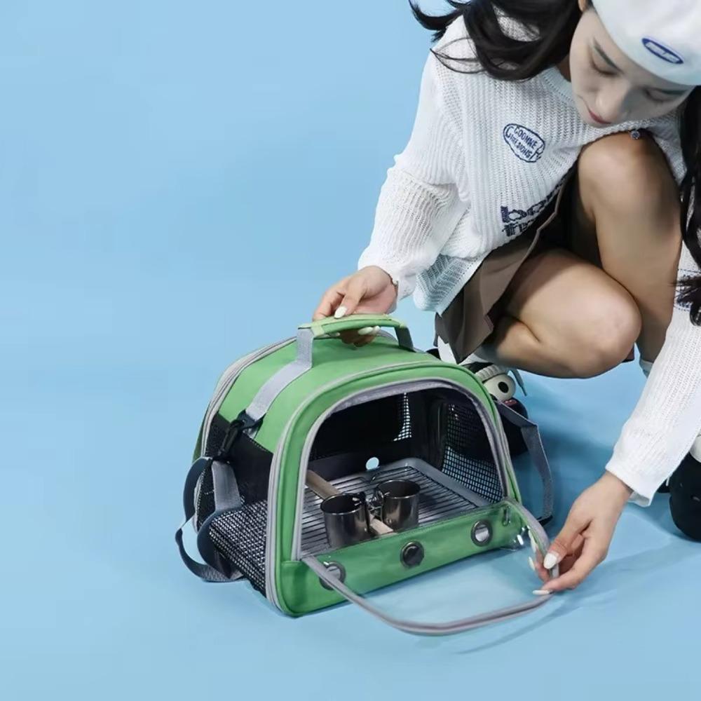 with Tray Portable Parrot Travel Bag Comfortable Bird Backpack Pet Handbag Pet Supplies