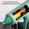 Fast Preheating Glues Guns Set Adhesive Sticks Craft Guns Suitable for Crafting Home Repairs Industrial Use Metal Stand