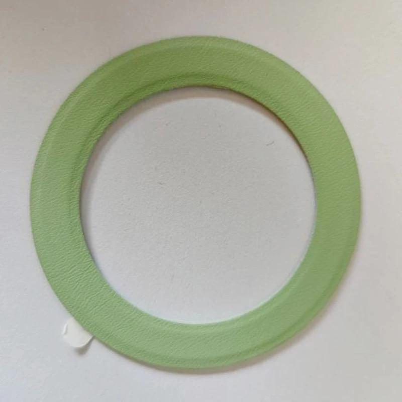 Colourful Mobile Phone Circle Ring Plate for Magsafe Wireless Charger Back Sticker Cellphone Iron Sheet for iPhone 14 15 Xiaomi
