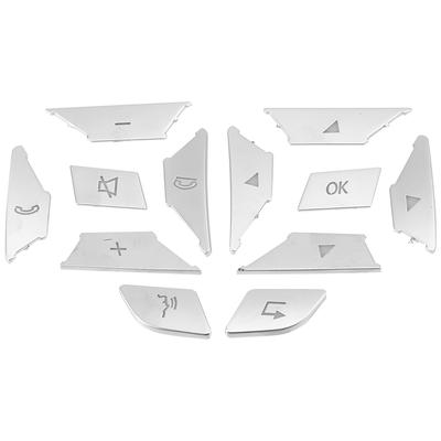 Autocolant de acoperire pentru comutatorul de buton al volanului pentru Mercedes Benz ABCE Ml Gl Cla Gla Glk Sl Slk Class W176 W246 W212