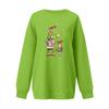 Women's Casual Fashion Long Sleeve Christmas Printed Round Neck Sweatshirt Top