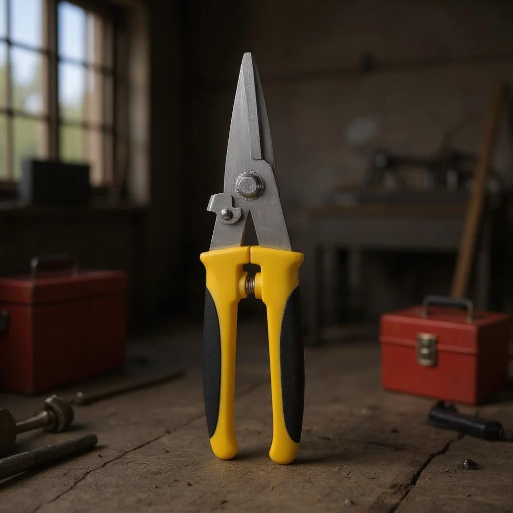 Professionelle Gartenschere aus Stahl, Mehrzweck-Metallschneiderwerkzeug für Heimwerker, Basteln & Hausreparaturen, Ideale Geschenkidee