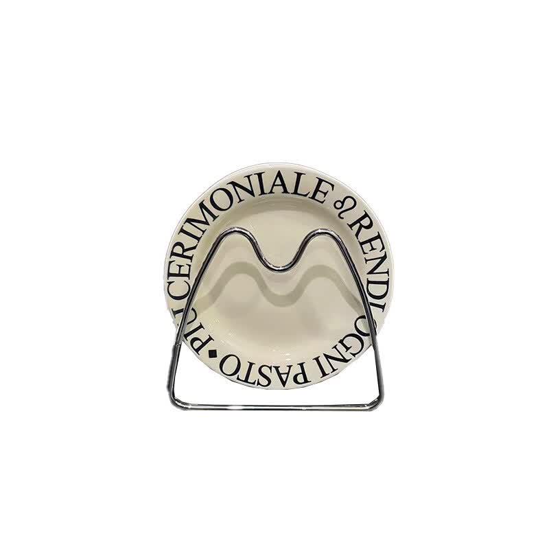 OIMG Nordic Ceramic Letter Side Plate