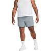 Nike Solid Color Brand Logo High Waist Drawstring Split Shorts Men Shorts Silver DM4759-084