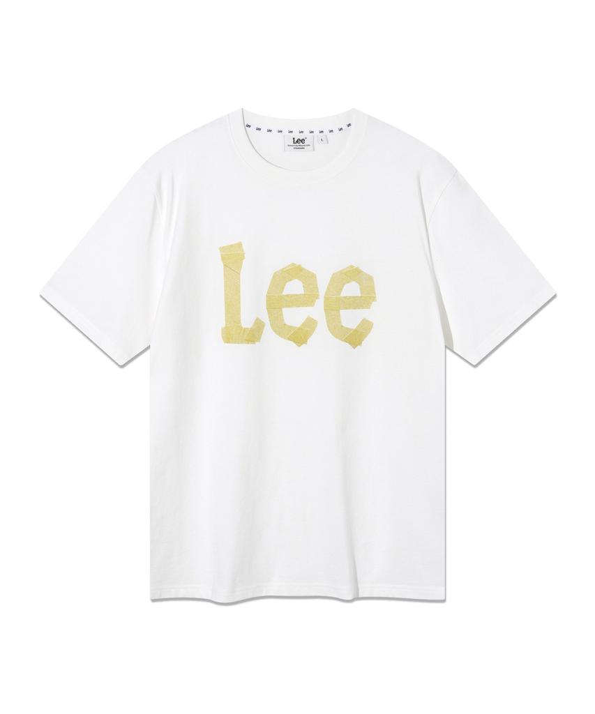 LEE Masking Logo Short Sleeve T-Shirt White