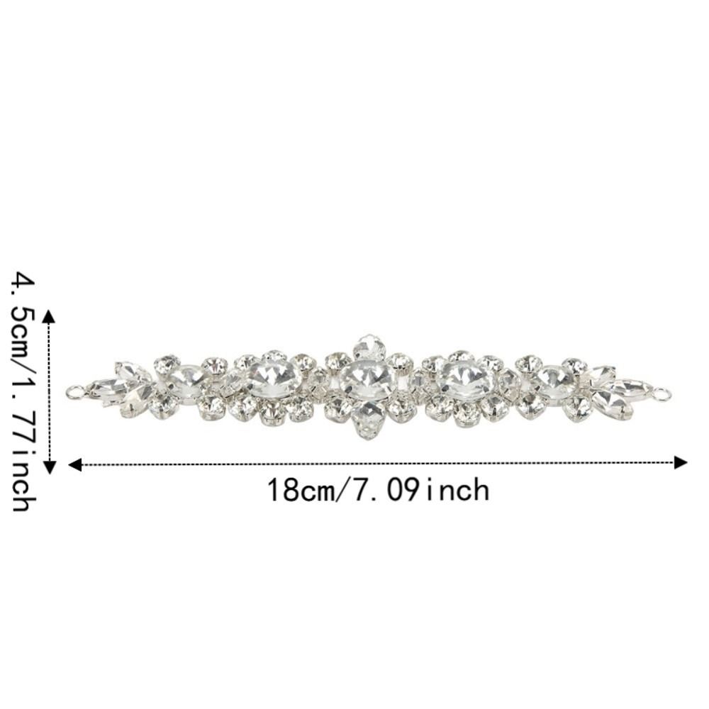 1pcs Wedding Accessories Rhinestone Applique Water Dropping Waist Chain  DIY Garment Decoration