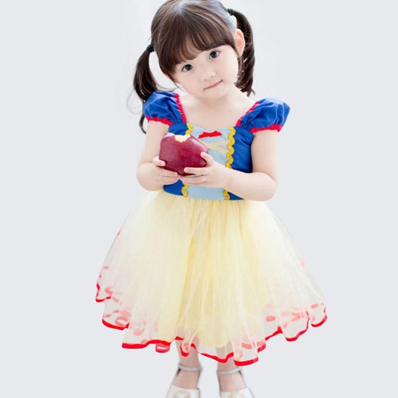 

Baby Girls Princess Dresses Halloween Party Tutu Dress Kids Snow White Cosplay Ball Gown Children Bow Cartoon Costume Vestidos 100 как
