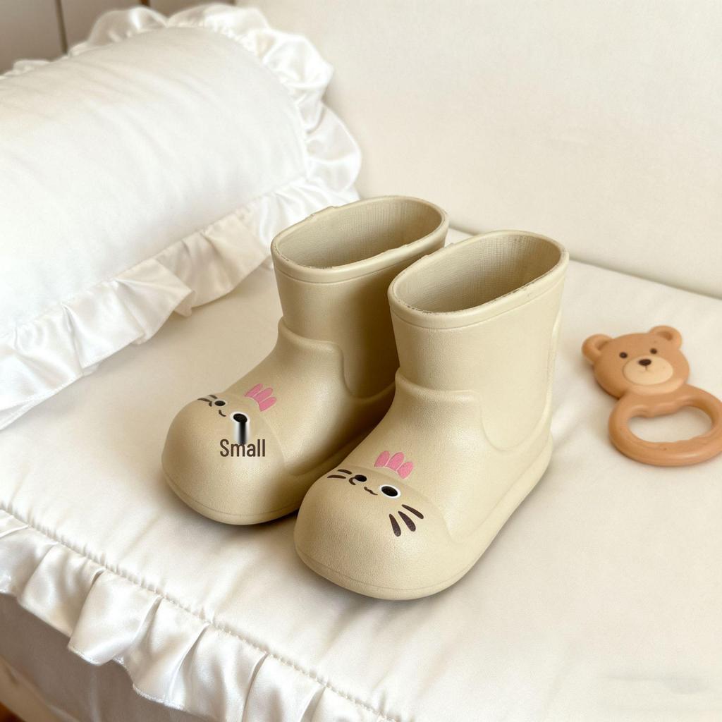 Dopamine Lightweight Non-Slip Korean Children's Rain Boots for Kindergarten and Outdoor Play