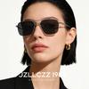 Óculos de sol polarizados de nylon da moda estilo coreano que fazem o rosto parecer menor, óculos de proteção solar de alta qualidade para uso externo, masculinos e femininos