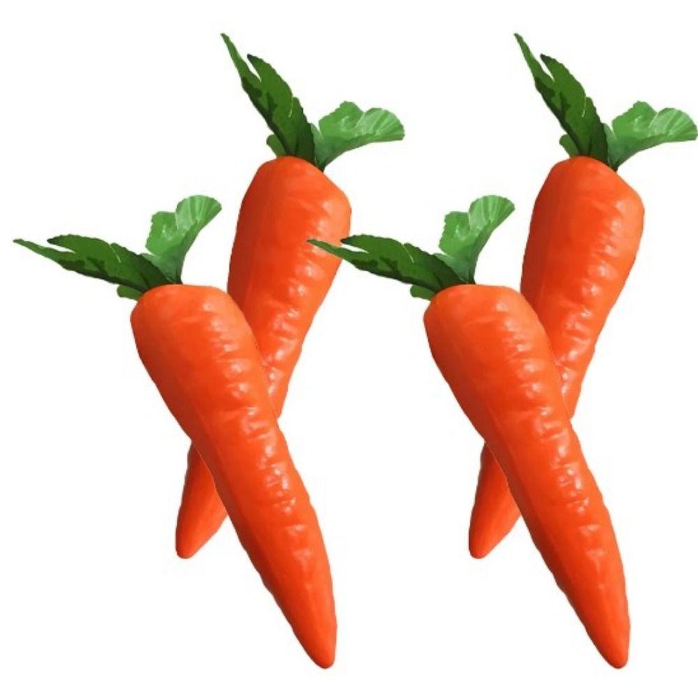 3D Carrot Model Artificial Fake Vegetable Props Fake Vegetable Simulated Foam Carrot  Party