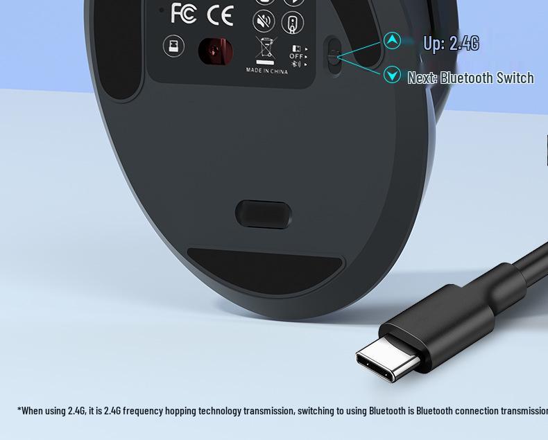 Spot New Vertical Second-Generation Charging Gaming Mouse for Office and Gifts
