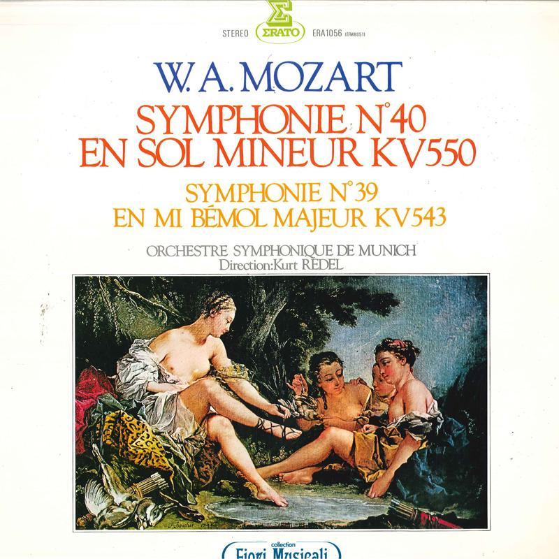 

LP Record KURT REDEL, ORCHESTRE DE SYMPHONIQU - Mozart: Symphonie No. 40 Kv550, no. ERA1056 ERATO 1975 Japan Classical Used