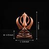 Khanda Sahib Idol, Sikh-Religionssymbol, Khanda-Statue für das Auto-Armaturenbrett, Idol für Pooja, Bürotisch, Dekoration, Geschenkartikel