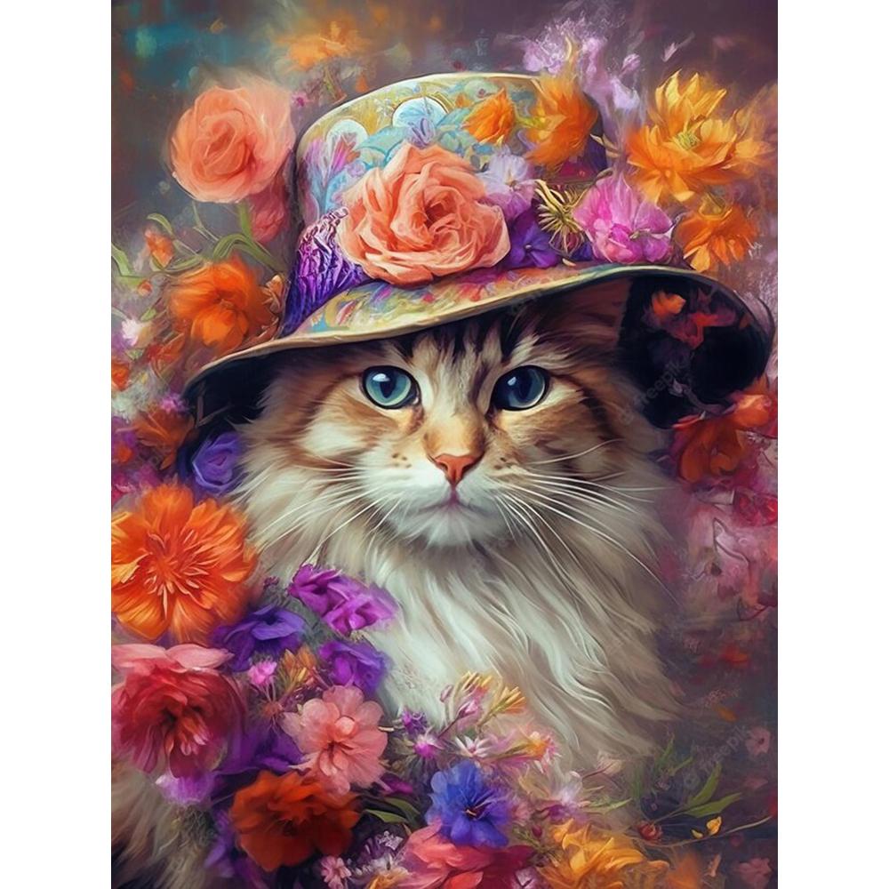 5D Diamond Painting Flower Animal Tiger Fox Flamingo Home Decoration Full Square&Round Diamond mosaic embroidery Cross stitch