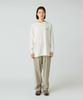 Snow Peak Soft Cotton Relaxed Logo Cut and Long Sleeve and Off White L/S T-Shirt TS-25AU010, Sew, T-Shirt, Men's Women's, XXL,