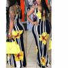 Stunning Plus Size Lady Floral Boho Party Bodycon Maxi Dress For Elegant Occasions