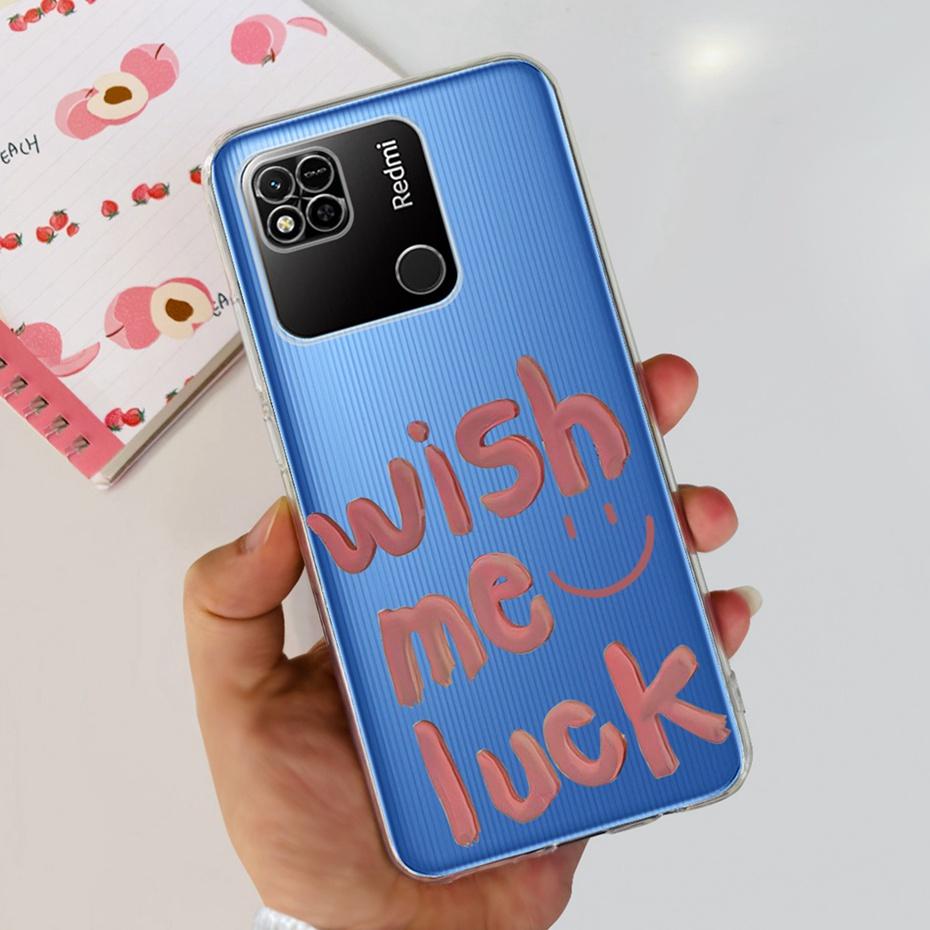Case For Xiaomi Redmi 10A Cute Flower Cat Painted Phone Bumper For Redmi 10A 4G Redmi10A Soft Silicone TPU Back Cover