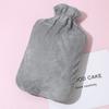 Electric Hot Water Bottle with Plush Cover, Safe Explosion-Proof Heating Pad for Stomach Back Pain Relief