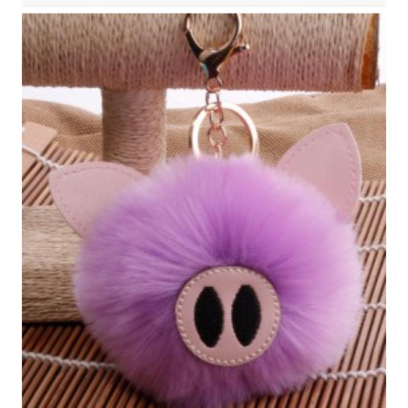 Výprodej Ručně vyráběná kožešinová bambulka na klíčenky Králičí kožešinová koule Klíčenky Držák na klíče Ozdoby na telefon Kabelka Šperky Doplňky