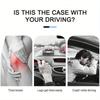 Car Faux Leather Knee Pad Car Interior Pillow Comfortable Leg Knee Cushion Memory Foam Universal Thigh Support 6.89X2.95inch