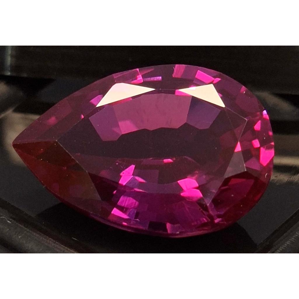 11-13 Ct Natural Rhodolite Garnet Purple Pear Cut Beautiful Certified Gemstone