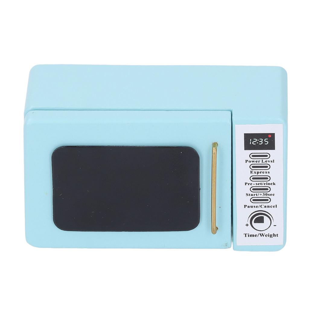 Doll House Miniature Microwave Miniature Microwave Oven Doll House Kitchen Scene Decoration for