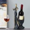 Fiolspelare Vinhylla Fiolspelare Vinflaska Hållare Kvinnlig Fiolist Musiker Öl Displayställ Kök Musiker Vinhylla