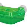 Suction Cup Reptile Feeder Escape Proof Reptile Feeding Food Water Bowl for     Bearded Dragon Green