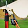 2/4 Stück Seilspanner Outdoor Rucksacktouren Wandern Camping Abspannleine Seilspanner Strapazierfähige Aluminiumlegierung Selbstverriegelnder Seilspanner