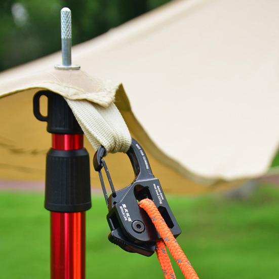 2/4 Stück Seilspanner Outdoor Rucksacktouren Wandern Camping Abspannleine Seilspanner Strapazierfähige Aluminiumlegierung Selbstverriegelnder Seilspanner