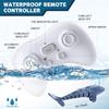 Upgraded Pool Toy Remote Control Whale Shark Outdoor Radio Control Boat Water Toy for Boys & Girls Ages 8-12, Ages 6+ (2 Pieces)