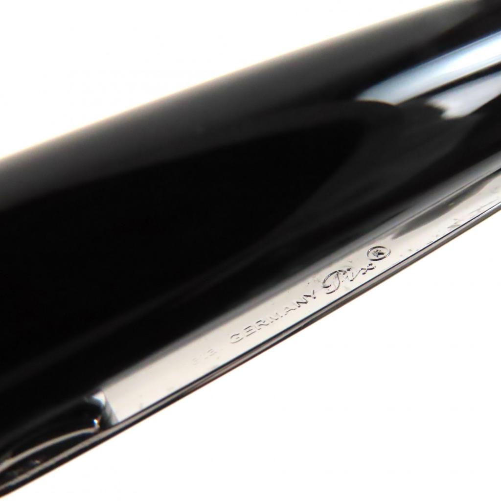 Excellent MONTBLANC Ballpoint Pen Meisterstck Classic Pix Black Silver Mens Used