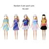 Random 4 sets/Lot 11.5in/30cm Doll Clothes Fashion Outfits Sexy Swimsuits Sport Wear Casual Dresses Doll Accessories Kid's Playthings