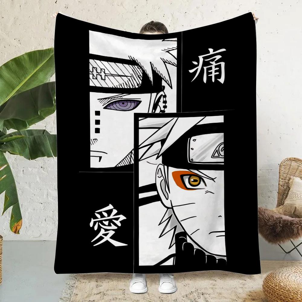 Hot Anime Narutos Itachi Akatsuki Printed Blanket Picnic Blankets Warm Blanket Soft and Comfortable Blanket Home Travel Birthday