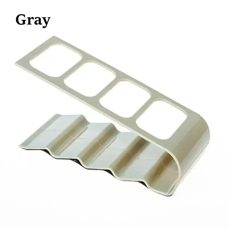 Domowy Przenośny Organizer Kreatywny Czterokomorowy Wygodny Stojak Rack na Przechowywanie Plastikowy Stojak Biurkowy Akcesoria