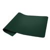 Multifunctional Table Mat Soft Waterproof and OilProof Leather Writing Desk Mouse Pad(Black Green )