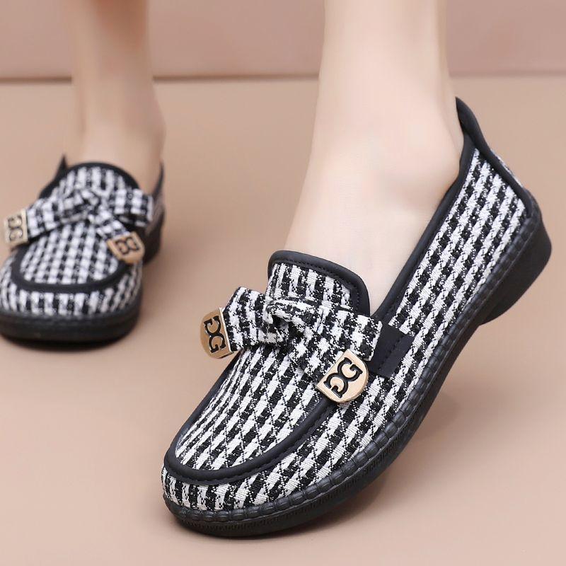 

Женские повседневные туфли на мягкой подошве для женщин. Туфли на одну ногу с мягкой подошвой для матерей среднего и пожилого возраста. 41