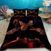 Duvet Cover Teens Sonic Hedgehog Cartoon Bedding Set Comforter Cover Bedroom Dormitory Decor Best Gifts